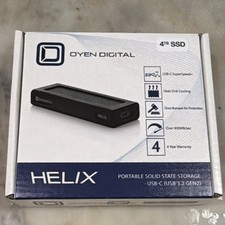 NEW - Oyen Digital Helix Pro Series 4TB External SSD USB-C USB 3.2 Gen 2 Black picture