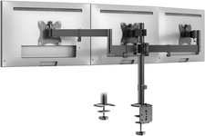 Triple Monitor Desk Mount Stand for 13-27 Inch Screens VESA 75/100mm Adjustable picture
