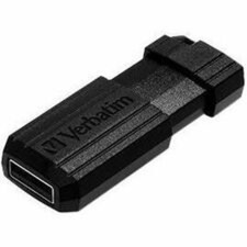 Verbatim PinStripe USB Flash Drive, 32GB, Black, Pack Of 10 picture