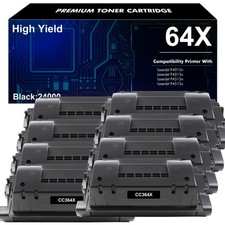 8 Pack - High Yield CC364X 64X Toner for HP LaserJet P4015dn P4015n P4515tn picture