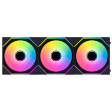 Lian-Li 120mm UNI FAN SL-INF Wireless Black x3 PC Case Fans 2200 RPM 12SLIN1W3B picture