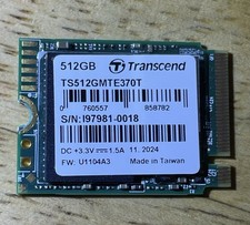 Transcend 370T SSD 512GB Internal SSD Drive Model TS512GMTE370T  Windows Imaged picture