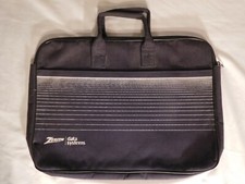 Rare Vintage St. Joseph, MI Computer History Blue Zenith Data Systems Laptop Bag picture