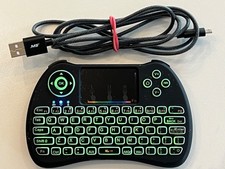 Wireless Touch Pad 2.4G Multi Point RGB Backlight Keyboard - No USB Dongle picture