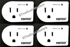4X Single Outlet AC Wall Plug Surge Protector Power Suppressor 245 Joules 1875W picture