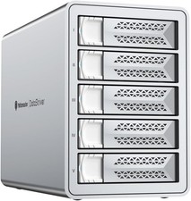 5 Bay Hard Drive Enclosure, 10Gbps Daisy-Chain 5 Bay DAS, Aluminum USB C 5x22TB picture