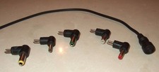 Adaptaplug Universal AC DC Adapter Tip W/ Power Cord Pin Plug Laptop New Lot 5 picture