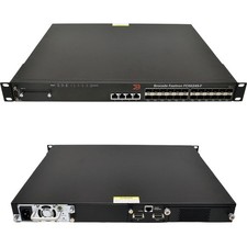 Brocade FastIron FCX624S-F 80-1002726-XX 24x SFP 4xRJ45 Switch 2x 16G 1xPSU CX4 picture
