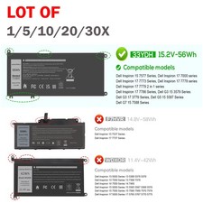 🧡LOT 30x 33YDH Battery For Dell Latitude 3380 3480 3490 3580 3590 Inspiron 7577 picture