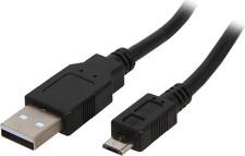 Brand New Coboc 3 ft. USB A Male To Micro B 5-pin Male Cable U2-AM-MicroB5M-3-BK picture