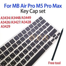 M5 Key Cap set For Macbook Air Pro M5 Pro Max A3448 A3449 A3434 Cap 2026 Year picture