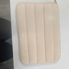Vandel Beige Padded Solid Laptop Sleeve Case with Zipper Closure for Laptops picture
