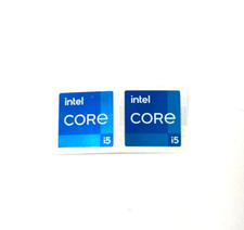 2x Intel Core i5 11 12 Gen Sticker Label Decal 18mm x 18mm picture