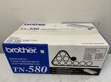Brother TN580 | TN-580 Black Toner Cartridge Brand New Factory Sealed Genuine OM picture