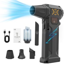 280000RPM Electric Air Duster Cordless Mini Jet Dry Blower Portable Turbo Fan US picture