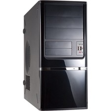 IN WIN C-Series C638 C638.CH350TB3 ATX Mid Tower Chassis Case Black Long Beach picture