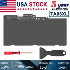 51Wh Battery For HP EliteBook 745 G3 755 G4 840 G2 854108-850 854047-271 TA03XL picture