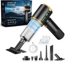 Cordless Handheld Car Vacuum Cleaner: 7-in-1 & 16000Pa Suction -Tar-Black picture