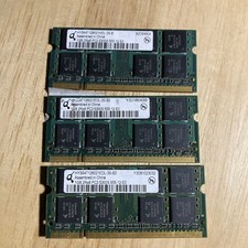Lot 3x Qimonda HYS64T128021HDL-3S-B2 1GB 2RX8-PC2-5300S-555-12-E0 667MHz Tot=3gb picture
