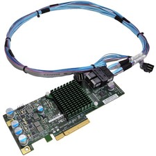 Nutanix Supermicro AOC-S3008L-L8e-NI22 2-Port 12Gb SAS Controller +2x SAS Cable picture