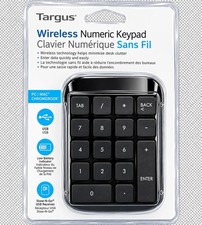 Brand New Targus AKP11US Wireless USB Numeric Keyboard Keypad - Sealed picture