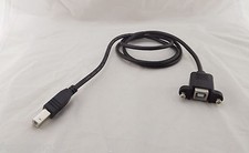 10x USB 2.0 B Female Socket Panel Mount To B Male Printer Extension Cable 1m 3FT picture