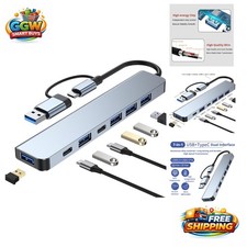 Ultimate 7 in 1 USB C Hub: Plug and Play Multiport Adapter for Laptop Efficiency picture