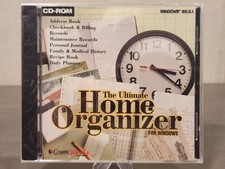 Very Rare Brand New Sealed The Ultimate Home Organizer For Windows CD-ROM 1995 picture
