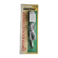 Rare Vintage Chateau PC Computer Microphone D'Ordonateur PS-800 New In Package picture