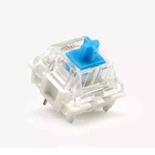 Gateron KS Switches 10pc - Clear Top - 3 pin Blue, Red, Yellow, Brown picture