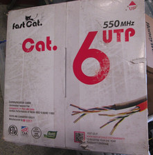 fast Cat Cat6 Copper Ethernet Cable 1000ft 23 AWG CMR 550MHZ / 10GB UTP LAN picture