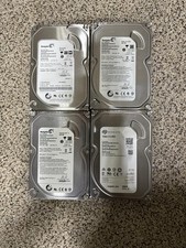 Bundle Of 4 Seagate 500GB 3.5” SATA Hard Drives - Mixed Speeds - Formatted Works picture