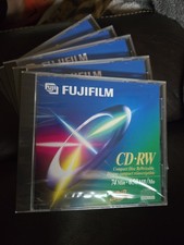 FUJIFILM CD-RW 5 PACK 74 MIN 650/MB BRAND NEW SEALED IN PACKAGE -  picture