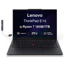 Lenovo - Upgraded - ThinkPad E14 14.0 WUXGA AMD Ryzen 7 250 16GB DDR5 1TB PCIe picture