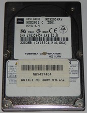Toshiba MK3205MAV 3253MB 3.2GB 44pin IDE 2.5