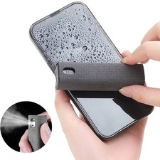 2 in 1 Screen Cleaner Spray Bottle Microfiber Cloth for Phone Tablet Laptop PC picture