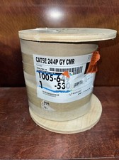 Southwire Signal 24/4P  GY CMR  CAT5E Cable - gray 500' picture