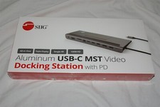 SIIG USB-C MST Video Docking Station with PD JU-DK0E11-S1 NEW picture