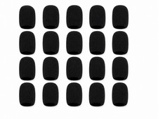 20 Pc Black Headset Gadget Microphones Replacement Mic Lot New X004SUGMAB NIP picture
