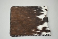 Cowhide iPad Cover – Genuine Hair-On-Hide Leather iPad Sleeve picture