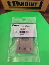 Panduit CFPE2IGY Mini-Com Faceplate Executive Series Single Gang 2-Port GrayNEW picture