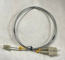 Fiber Optics Patch cord Jumper Om1 62.5/125  Duplex 2mm Gray Jacket LCSC 1M  picture