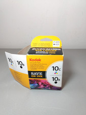 Kodak 10B Black & 10C Color Ink Cartridges Combo - New Open Box picture