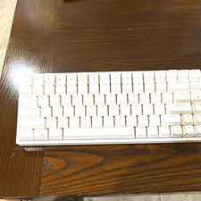 RK RK84 White Mechanical Keyboard Wireless/Wired Built-In Battery QWERTY EN picture