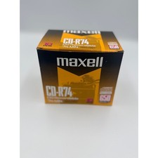 Maxell CD-R74 Blank Recordable Media 74 Min 650MB 10 Pack Slim Case 623310 Japan picture