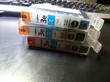 Canon 3-Pack Lots Cyan 3e BCI-3eC Ink Tanks, Compatible List @ Description picture