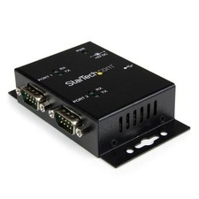 StarTech ICUSB2322I 2 Port USB to Serial Adapter Hub DIN Rail Clips picture