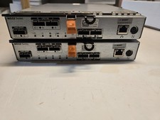 2 X Dell E02M PowerVault MD3200/ MD32 SAS RAID Controller and E01M 6GB SAS MD12 picture
