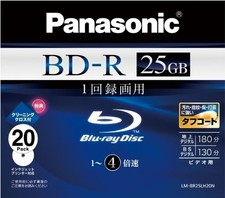 Panasonic LM-BR25LH20N Blu-ray Disc 25GB 4x Speed 20 Pack Japan picture