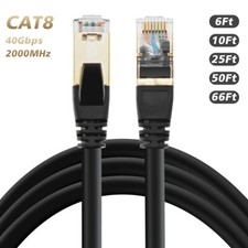 Lastest & Fastest (40Gpbs) Lan RJ45 Patch Cord Lot , Solid Cat 8 Ethernet Cable picture